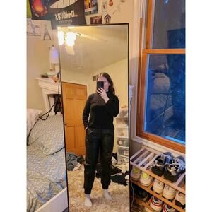 Black Leather Pants Size Medium